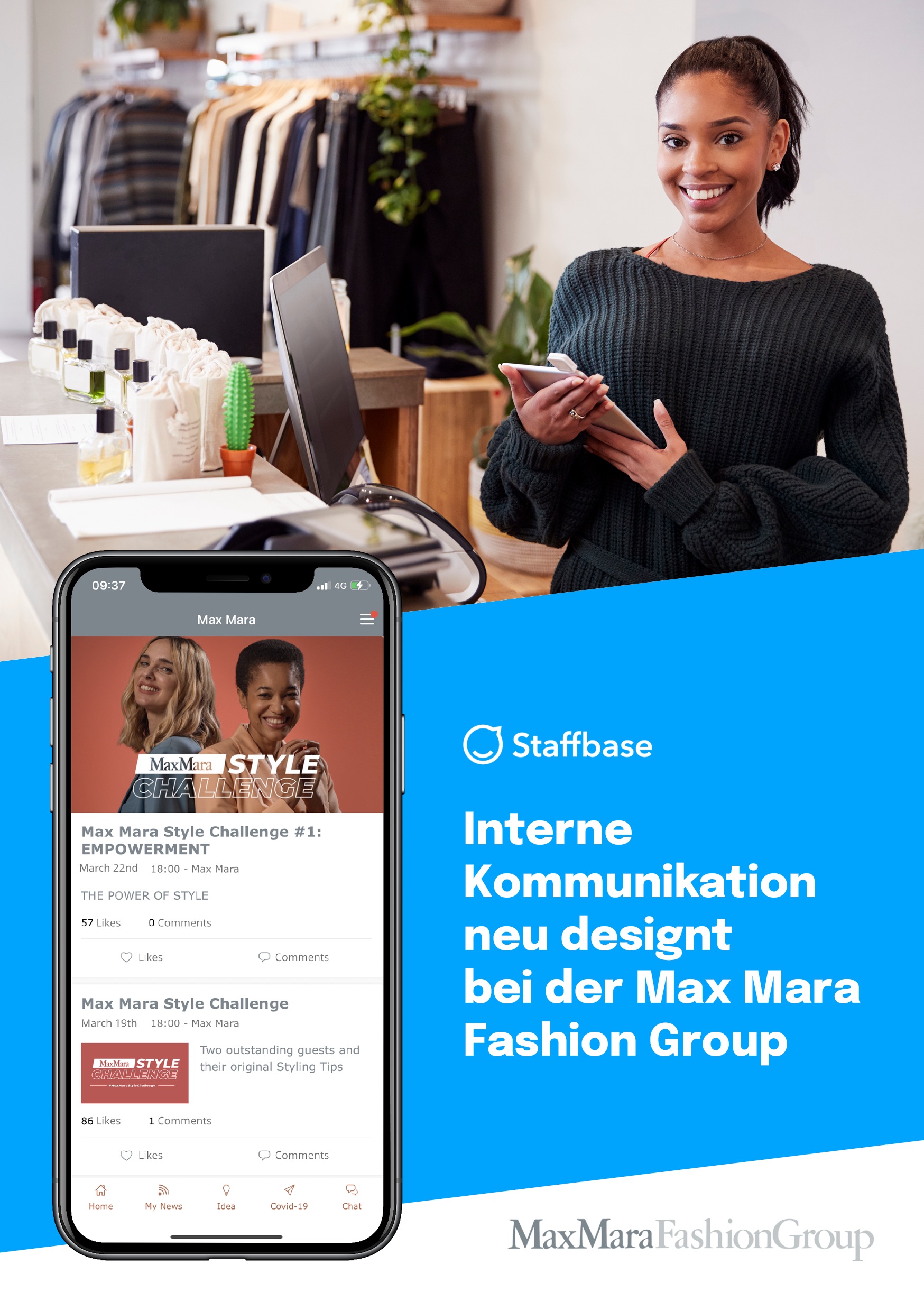 Erfolgsgeschichte Interne Kommunikation neu gedacht bei der Max Mara Fashion Group